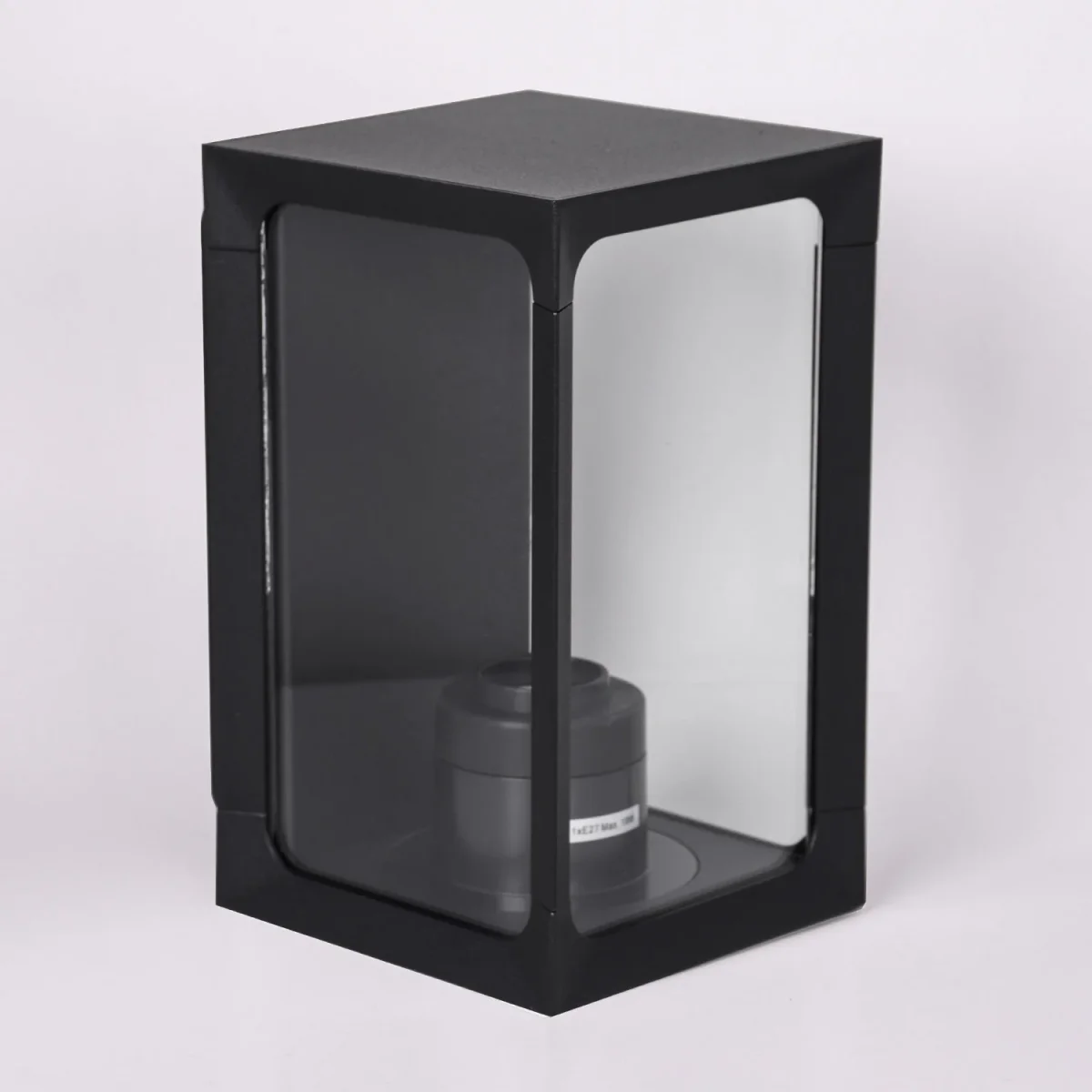 Aplique CRIZ IP44 1xE27 C.12,3xL.14xAlt.120,7cm Preto - Image 3