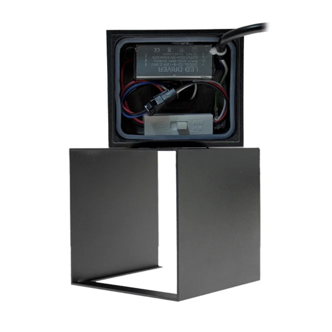 Aplique SOR IP65 2x5W LED CCT 3000/4000/6500K C.10xL.10xAlt.10cm Antracite - Image 3
