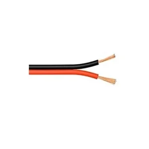 Fio de coluna 2×0,50mm² preto/vermelho