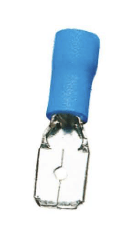 Terminal Chapa Isolado 2.5mm² – 10un. ou 50un. – 4.75mm ou 6.35mm