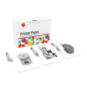 3 Rolos Papel 53 mm Autocolante Branco para ST02/SM02
