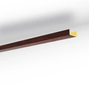 Viga Decorativa Imitação Madeira Nogueira Poliuretano NOMABEAM® 5x10cm 3m